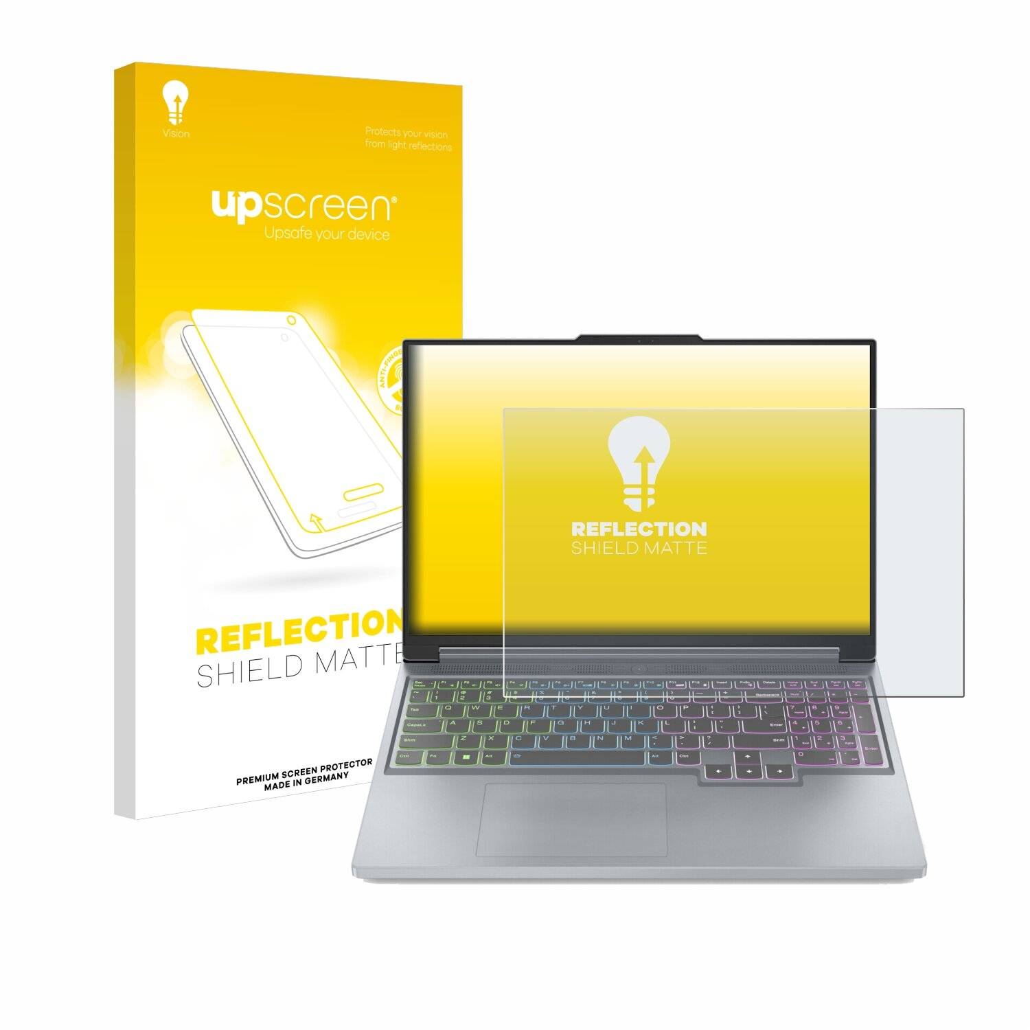 upscreen Reflection Shield Matt Schutzfolie für Lenovo Legion Slim 5 Gen 8