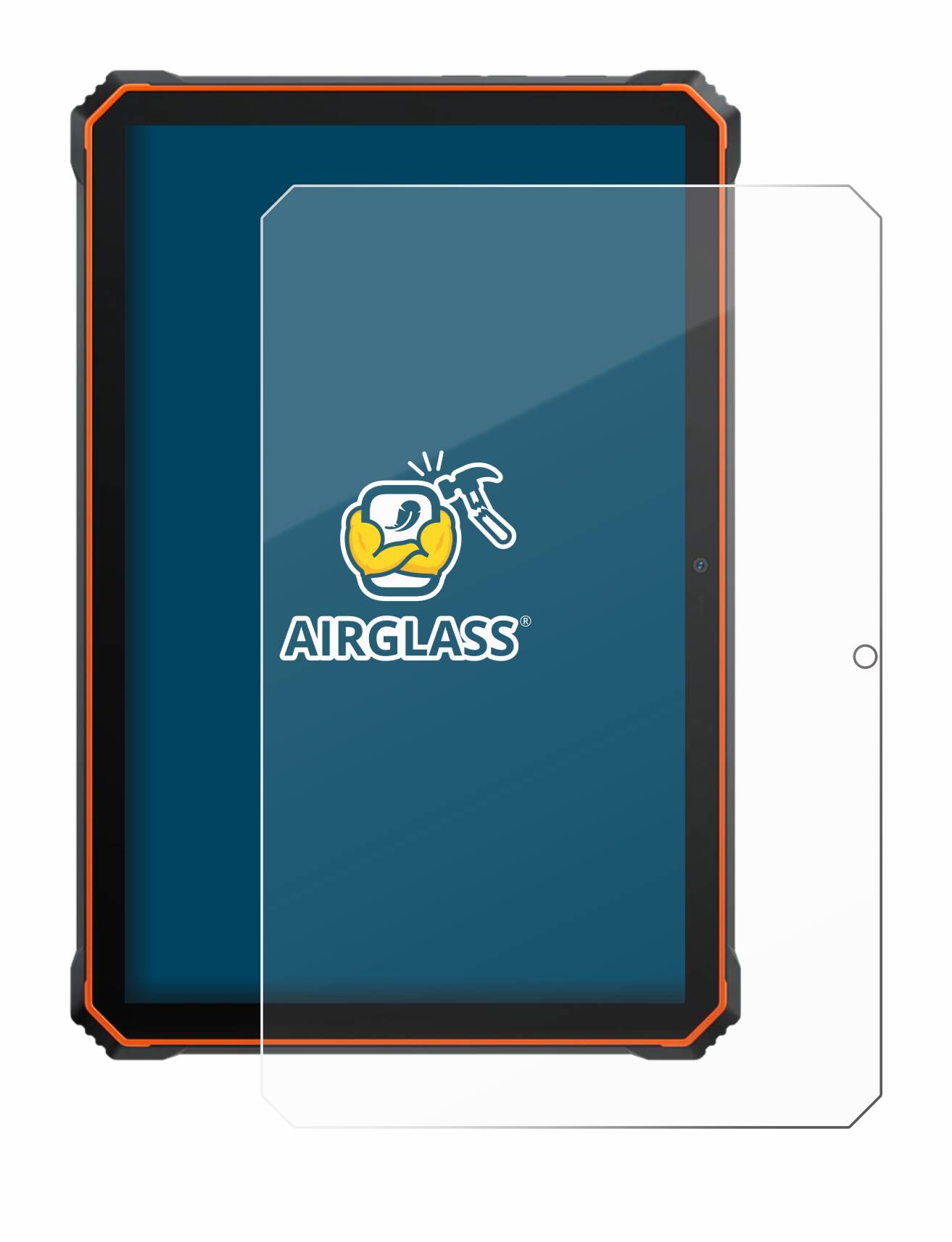 BROTECT AirGlass Glas Panzer-Folie für Blackview Oscal Spider 8 - Schutzglas