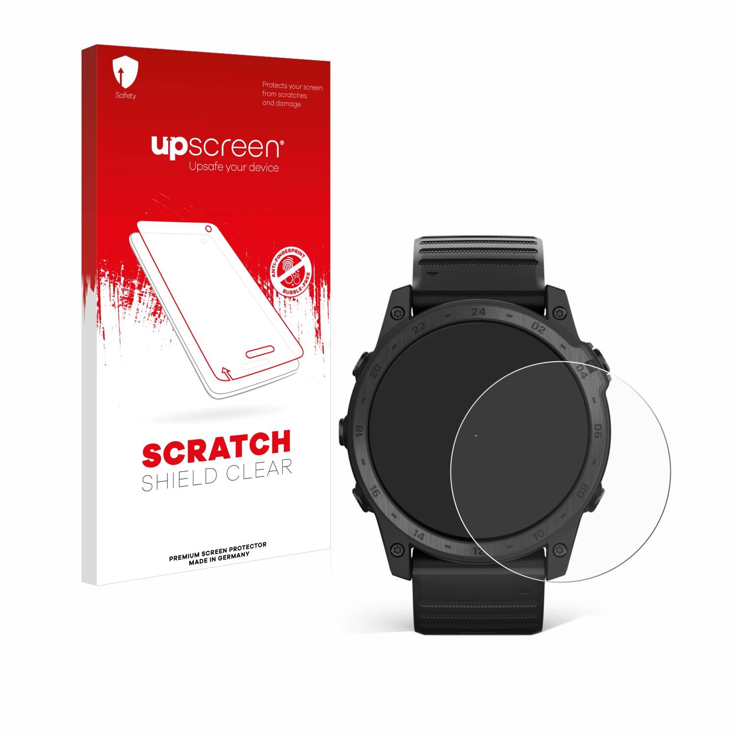 upscreen Scratch Shield Schutzfolie für Garmin Tactix 7 AMOLED