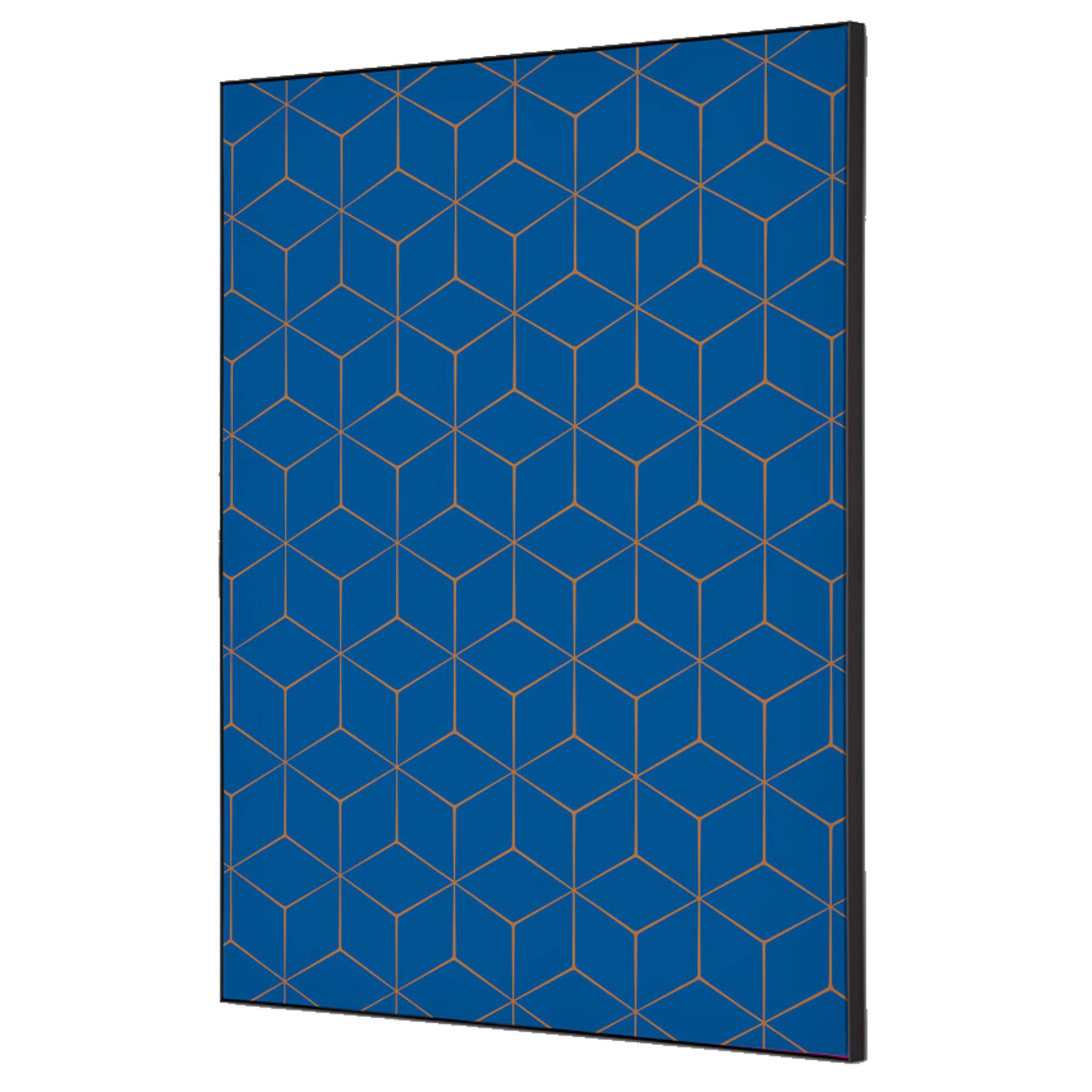 Showdown Wanddekoration Set A2 Hexagon bl/br