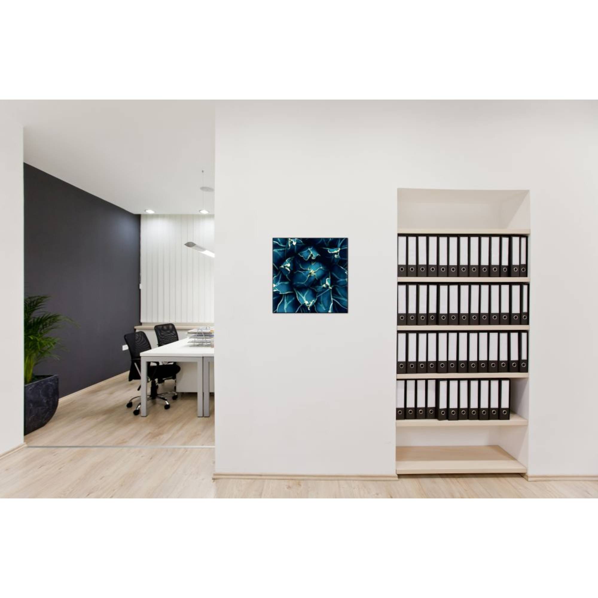Showdown Wanddekoration Set 40x40cm Kaktus bl