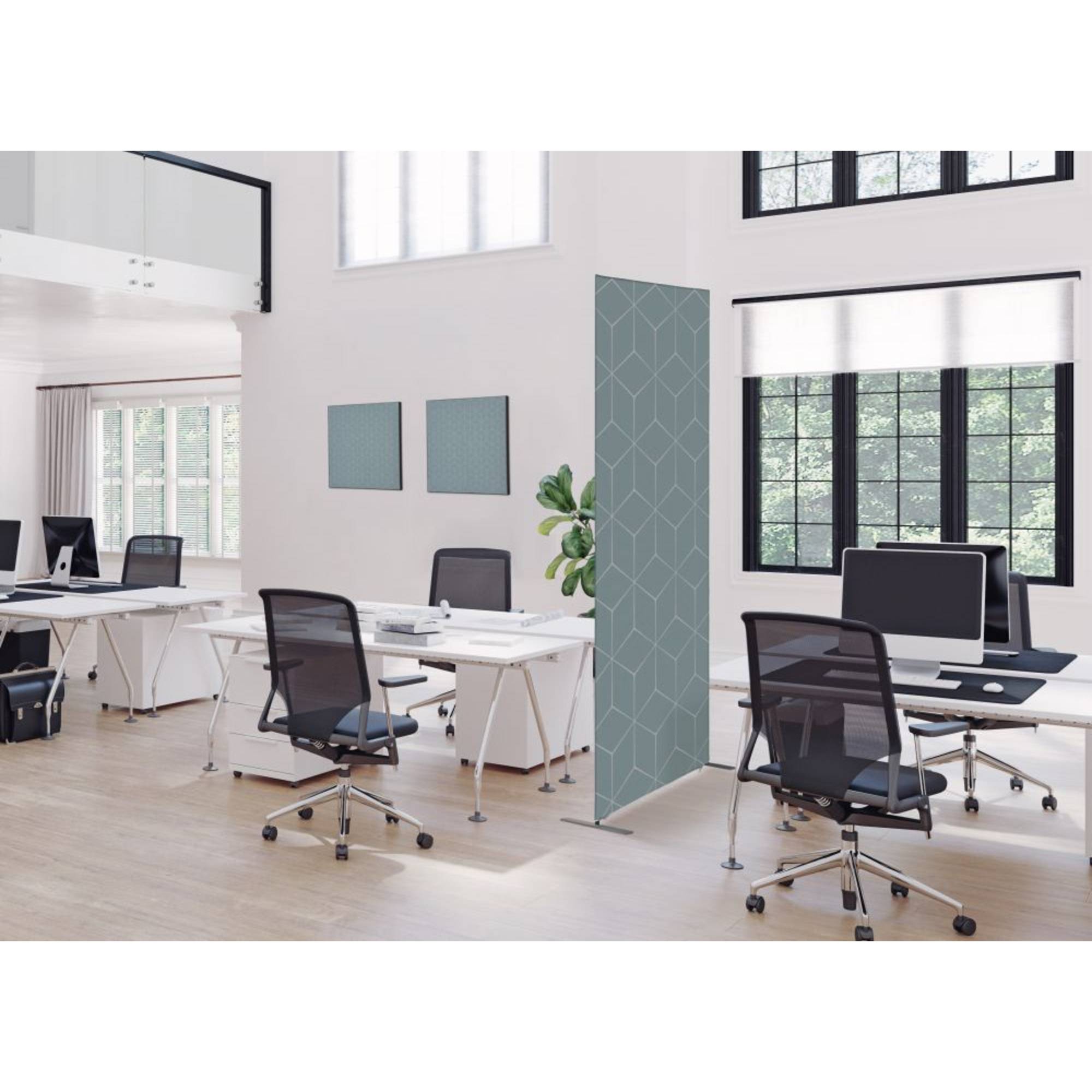 Showdown Wanddekoration Set 40x40cm Hexagon gr