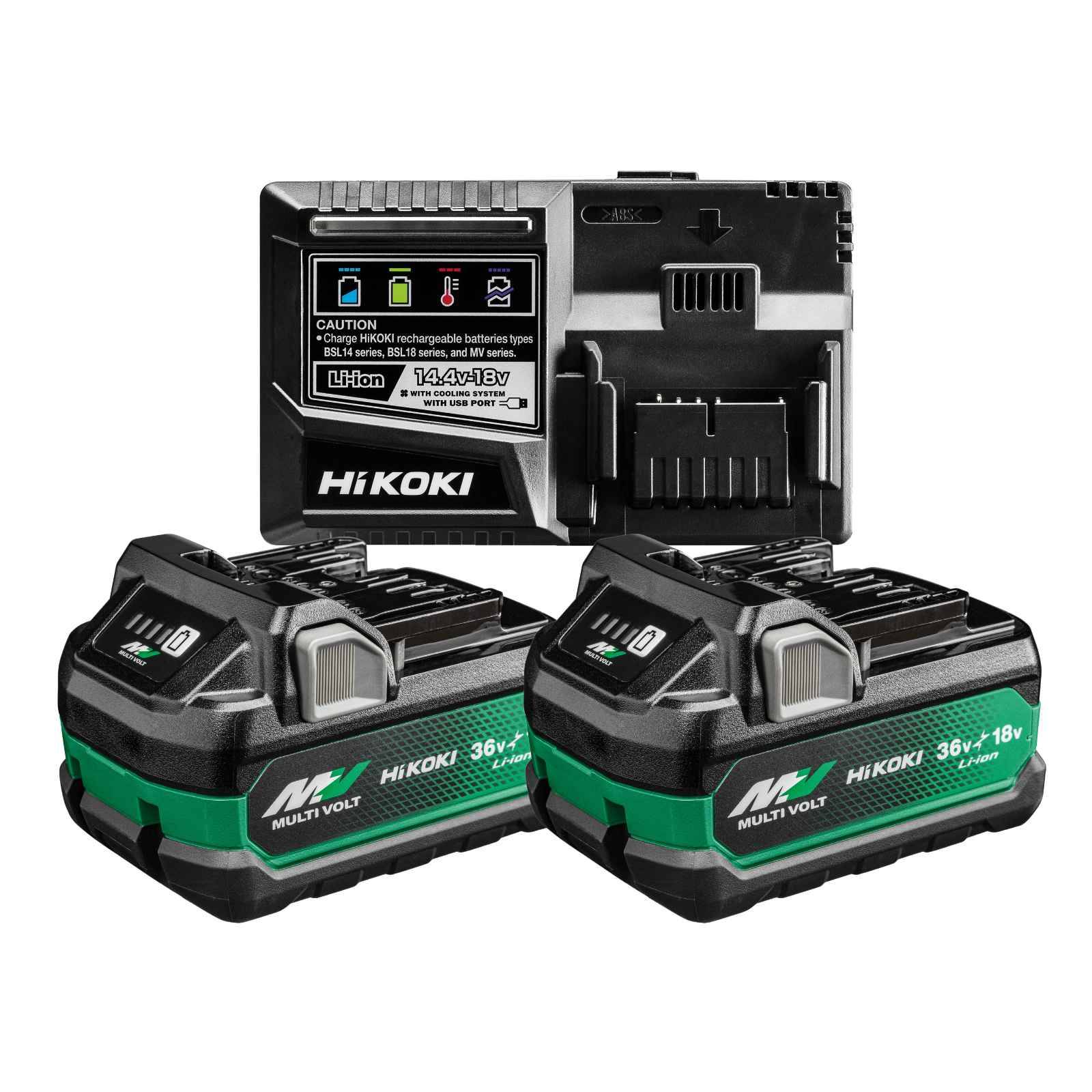 HiKOKI Akku-Starter-Set UC18YSL3WHZ Multi Volt 18 / 36V 2,5Ah