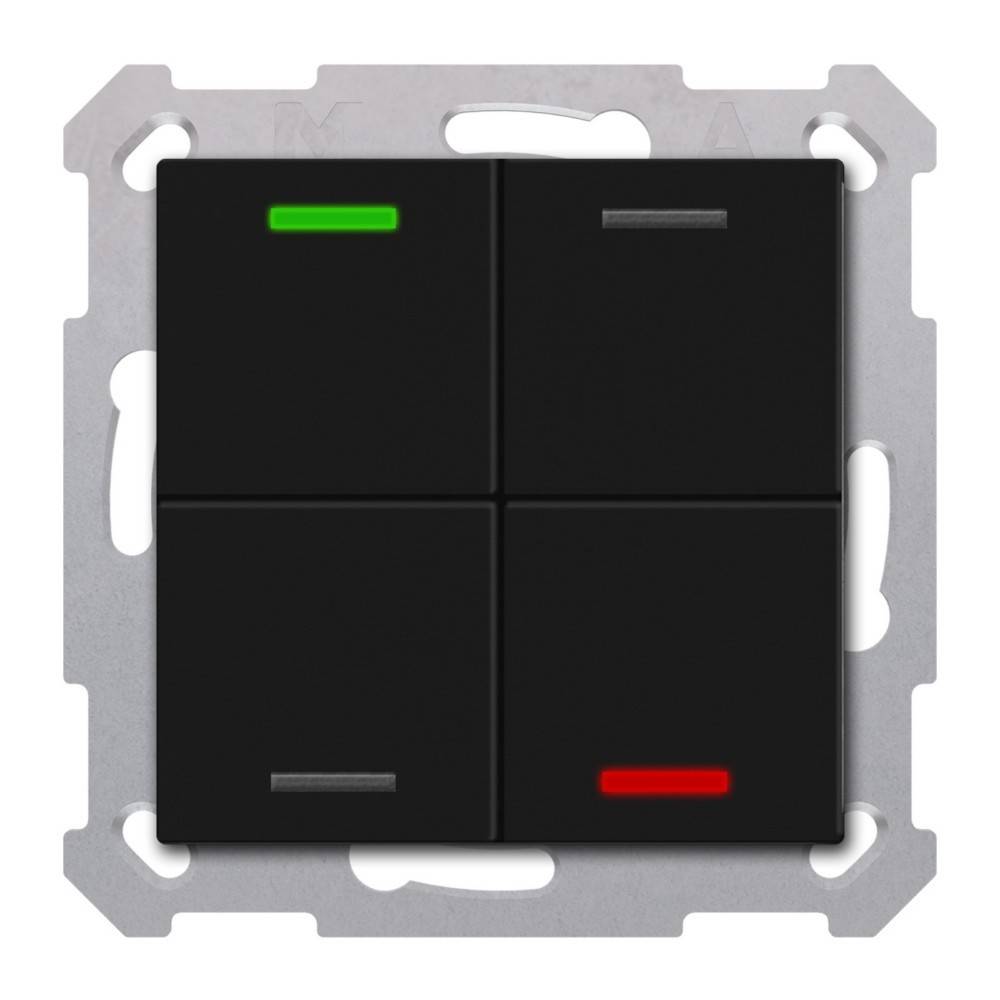 MDT technologies KNX Taster Light 55 4-fach BE-TAL550406.01