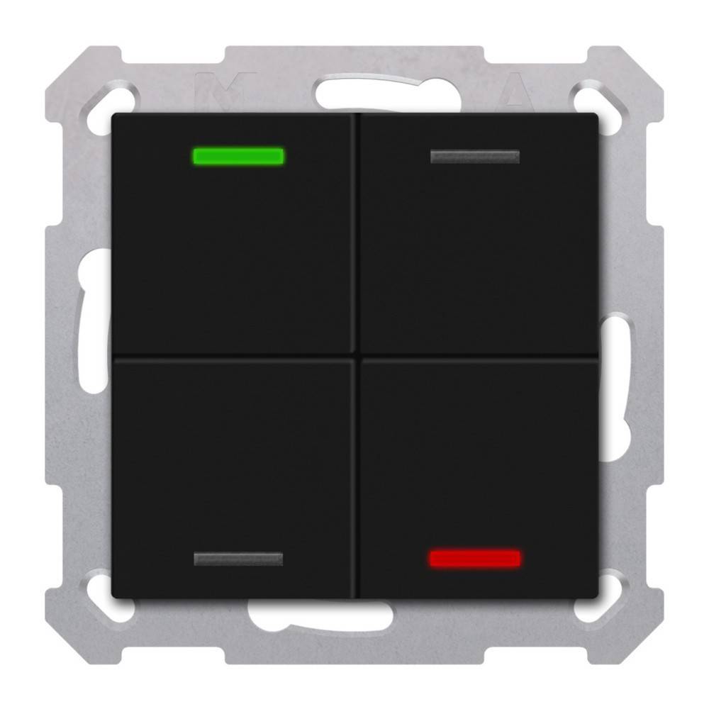MDT technologies KNX Taster Light 55 4-fach BE-TAL55T406.01