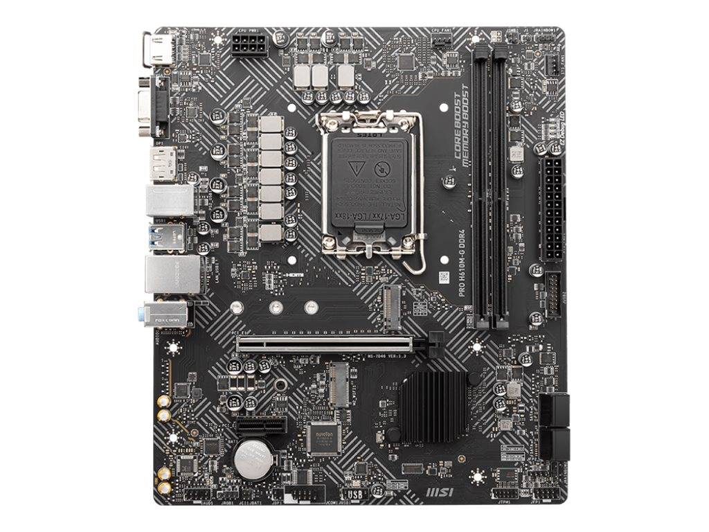 MSI - PRO H610M-G - Mainboard - mATX