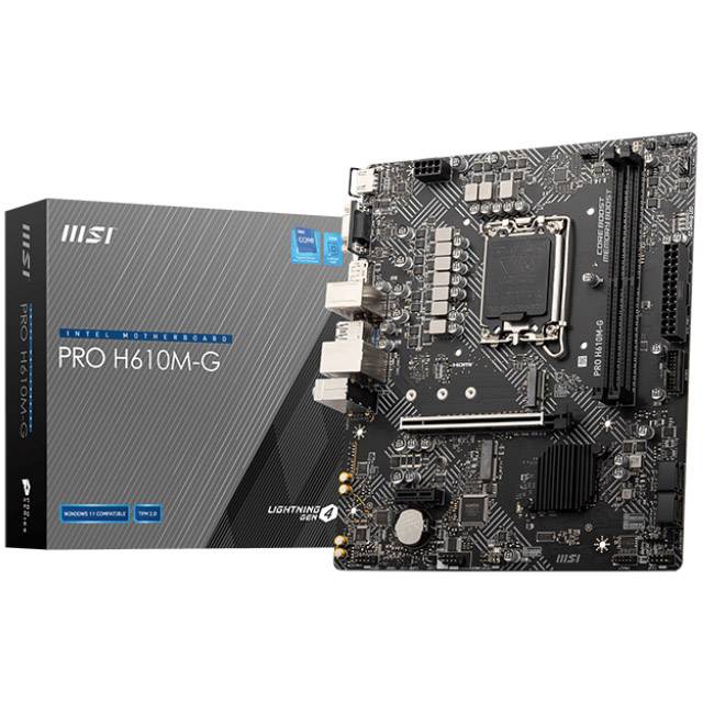 PRO H610M-G H610,S1700,mATX,DDR5