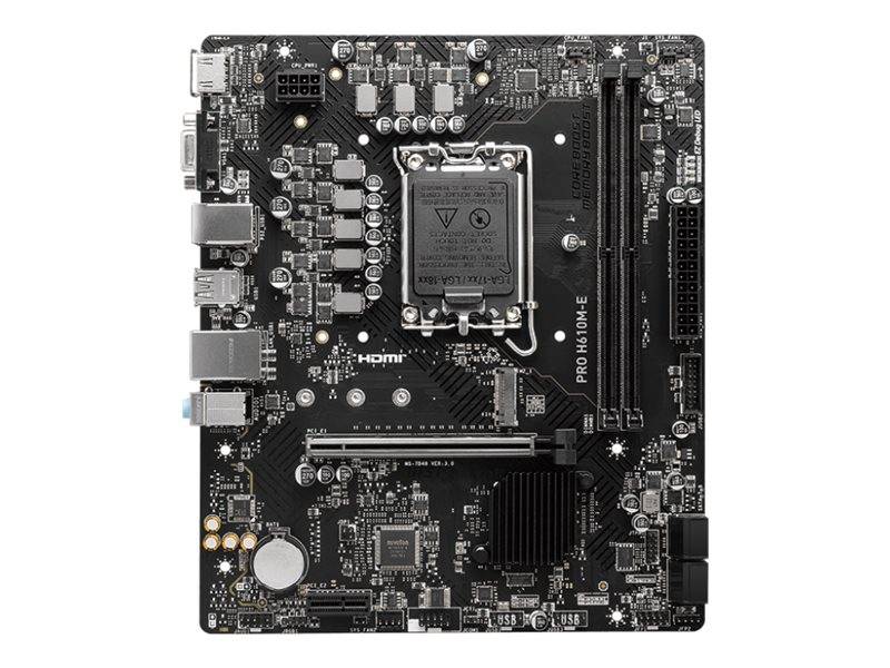 MSI - PRO H610M-E - Mainboard - mATX