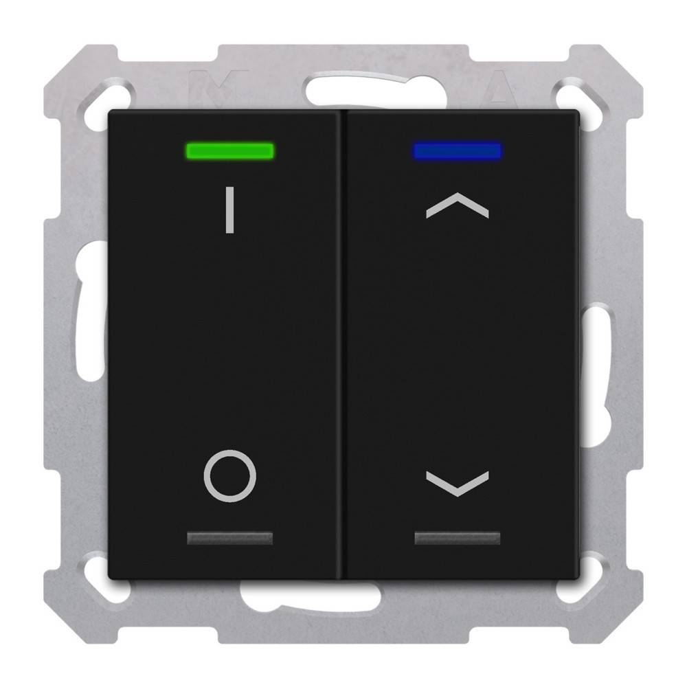 MDT technologies KNX Taster Light 55 2-fach BE-TAL55T206.D1
