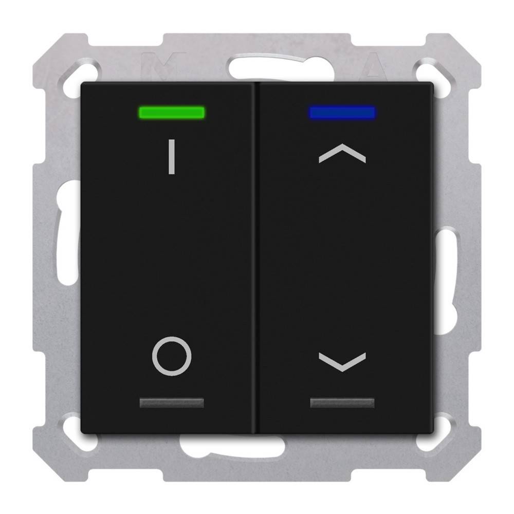MDT technologies KNX Taster Light 55 2-fach BE-TAL550206.D1