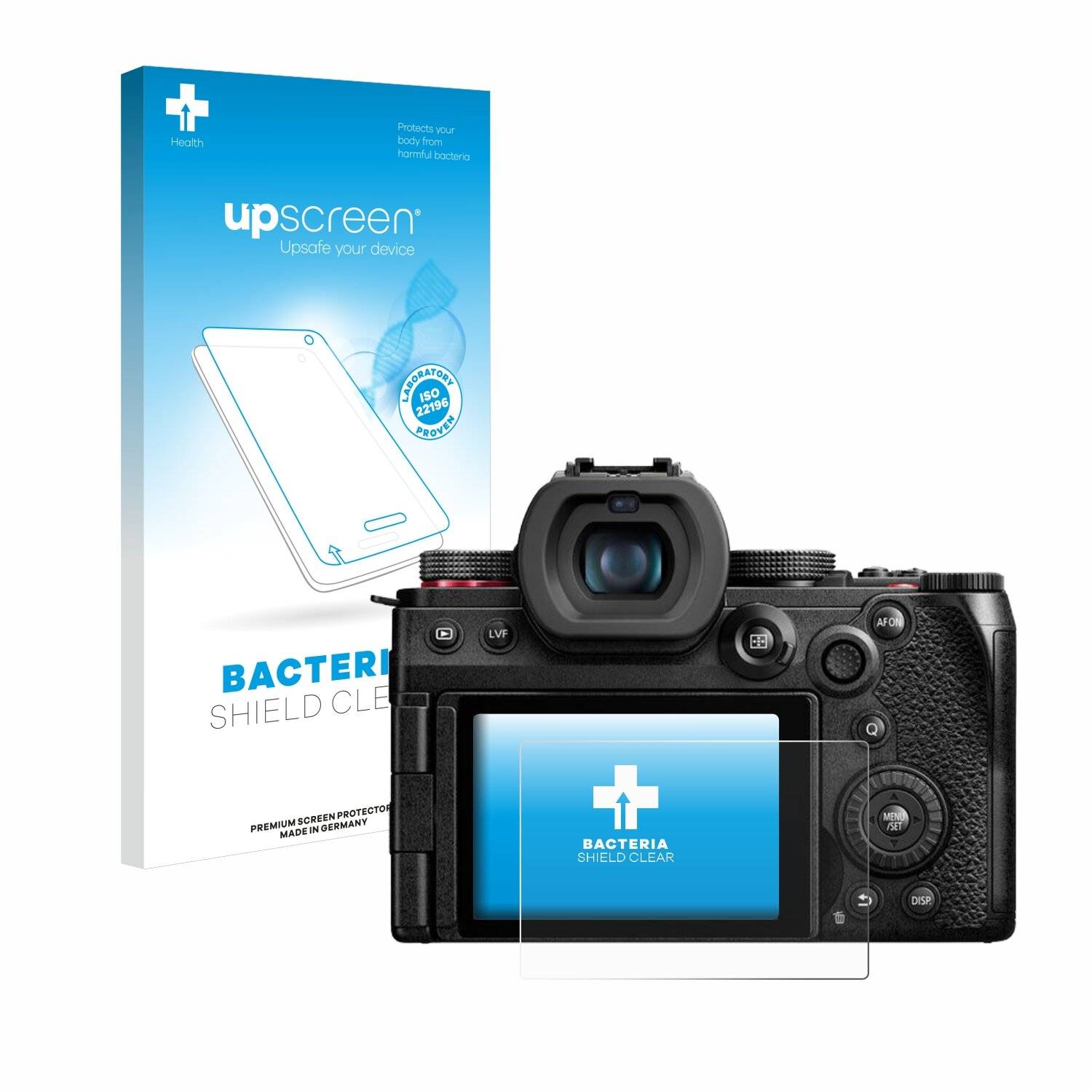 upscreen Bacteria Shield Schutzfolie für Panasonic Lumix DC-G9 II -