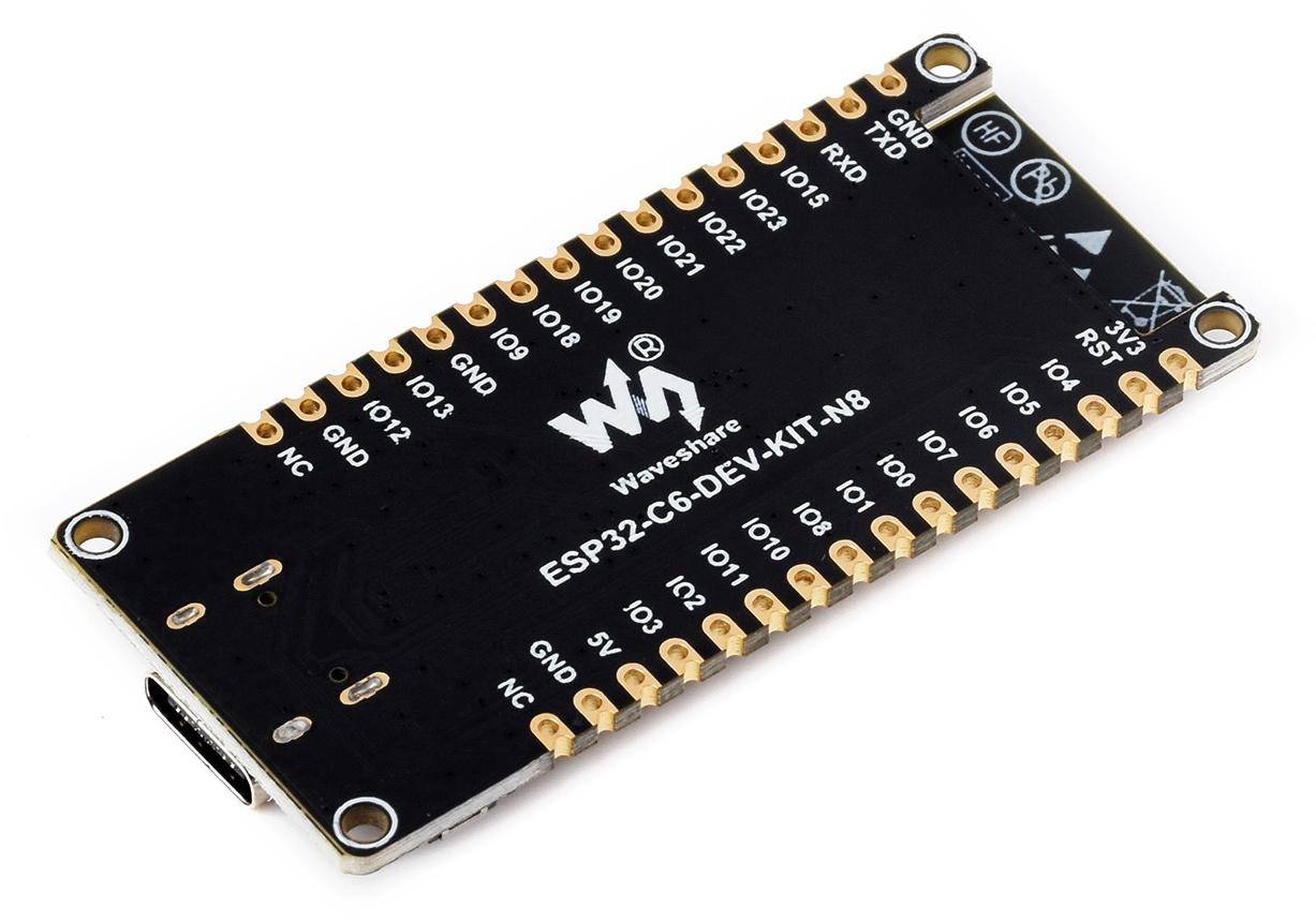 Waveshare ESP32-C6-WROOM-1-N8, RISC-V, 160MHz, Matter/Thread, BT5, WiFi 6, Zigbee, ohne Header