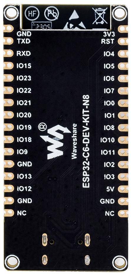 Waveshare ESP32-C6-WROOM-1-N8, RISC-V, 160MHz, Matter/Thread, BT5, WiFi 6, Zigbee, ohne Header
