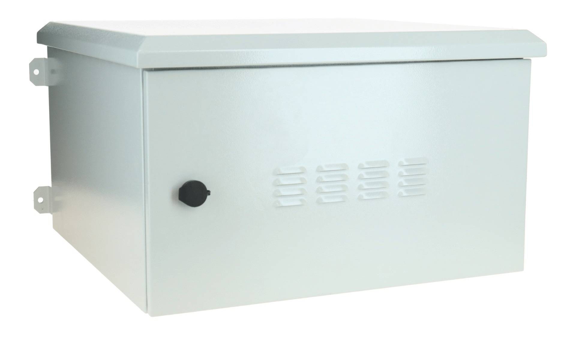 DSIT Danicom - 6 HE 19” Outdoor Serverschrank zur Wandmontage IP55 - 600 x 600 x 368mm