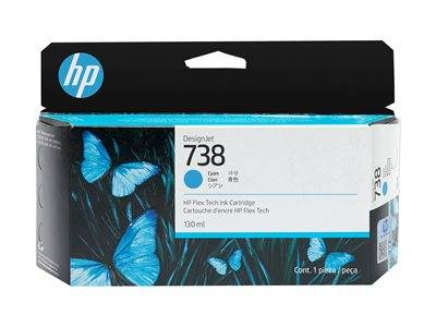 HP 738 130-ml Cyan DesignJet Ink Cartrid Drucken, Scannen & Verbrauchsmaterial Verbrauchsmaterialien