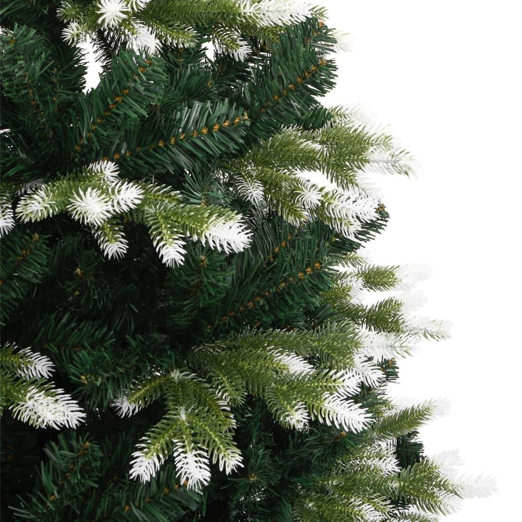 vidaXL Künstlicher Weihnachtsbaum Klappbar Beschneit 240 cm