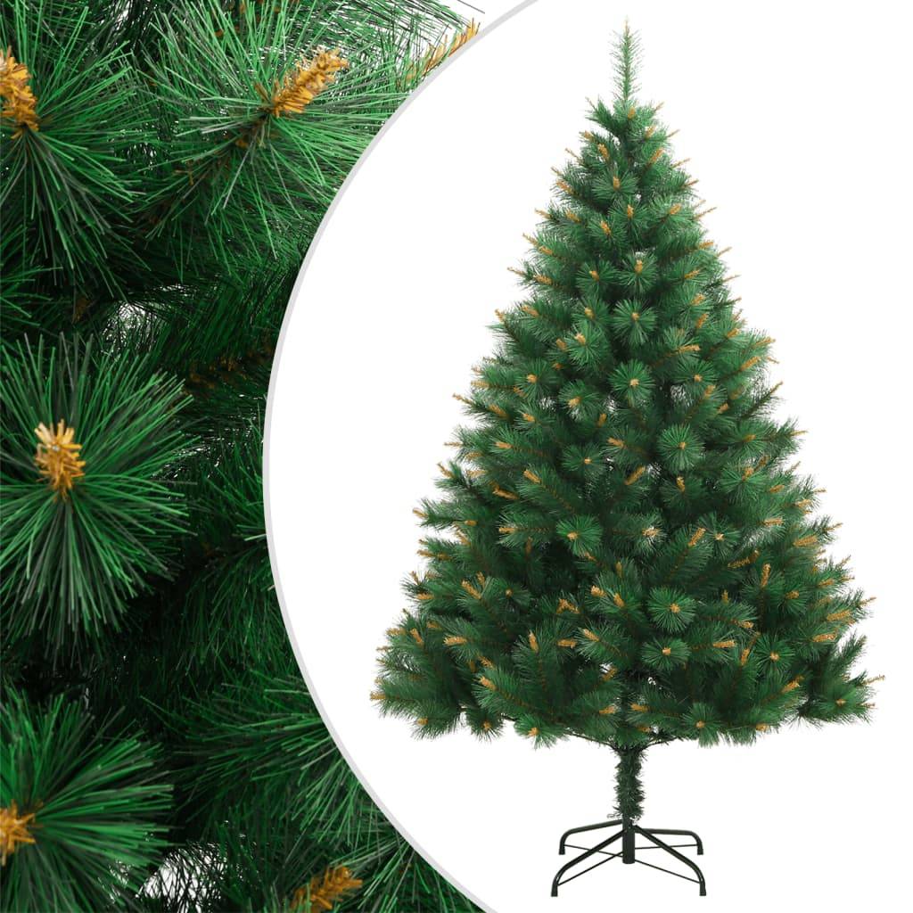 vidaXL Künstlicher Weihnachtsbaum Klappbar mit Ständer 210 cm