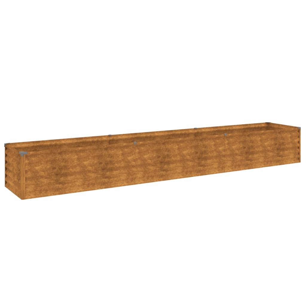 vidaXL Hochbeet 291x50x36 cm Cortenstahl