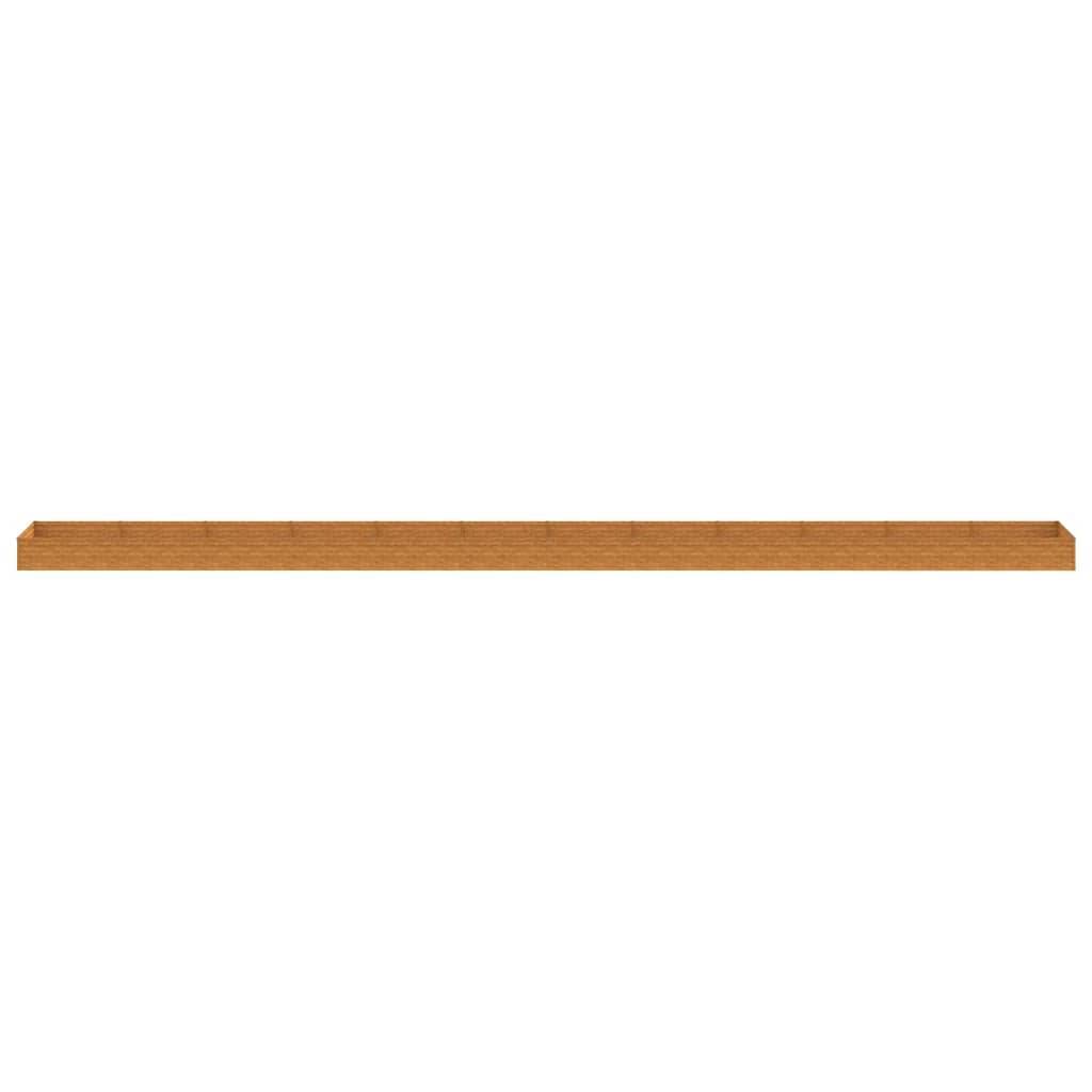 vidaXL Hochbeet 1150x100x36 cm Cortenstahl