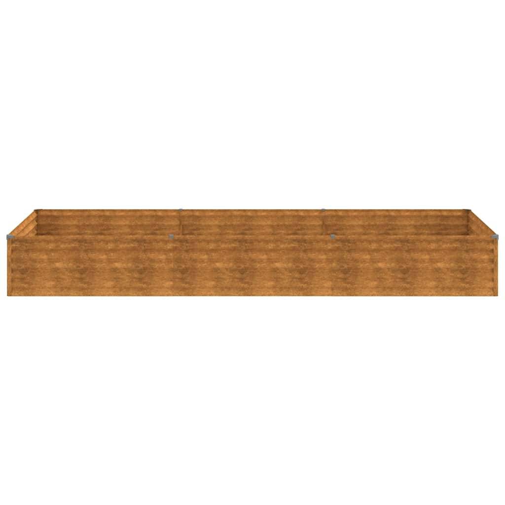 vidaXL Hochbeet 291x100x36 cm Cortenstahl