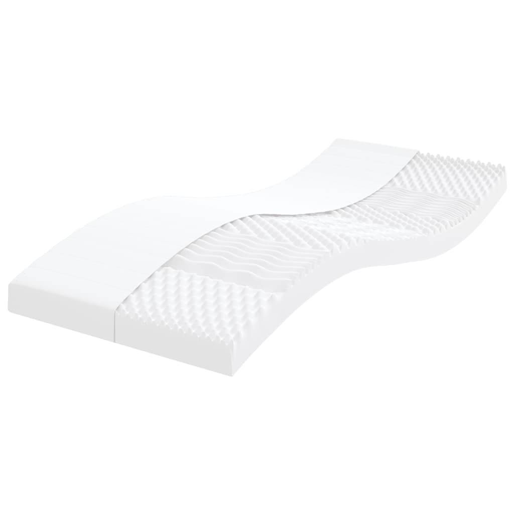 vidaXL Schaumstoffmatratzen 2 Stk. 90x200 cm 7-Zonen Härtegrad 20 ILD