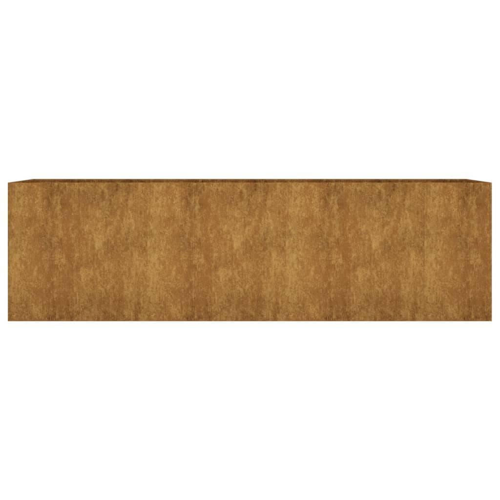 vidaXL Hochbeet 280x80x80 cm Cortenstahl