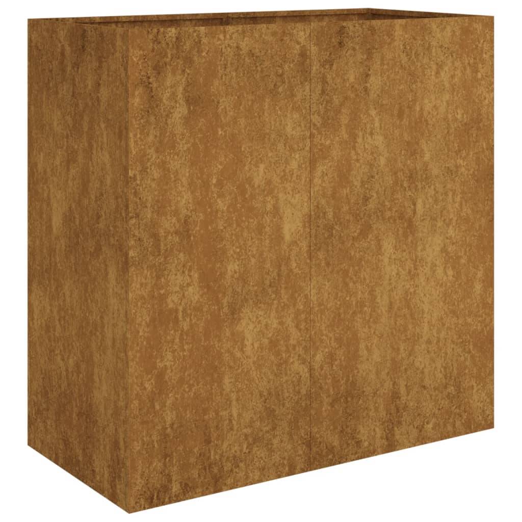 vidaXL Pflanzkübel 40x80x80 cm Cortenstahl