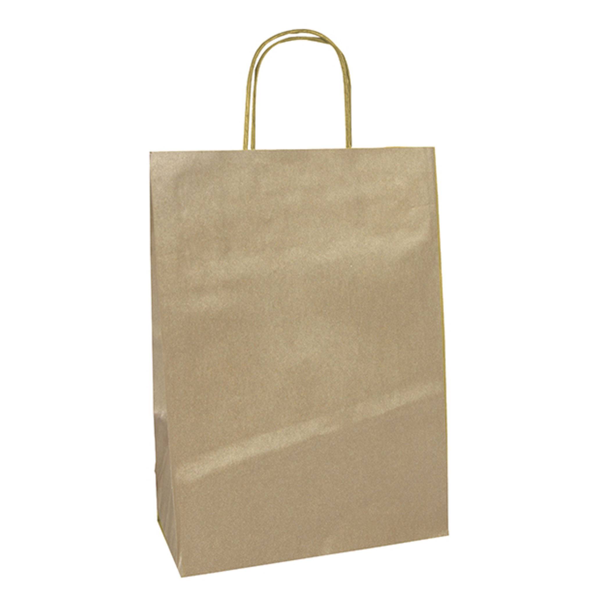 Clairefontaine 25 Geschenktaschen 180+70x240, kraft braun - Kartonbraun 395609C