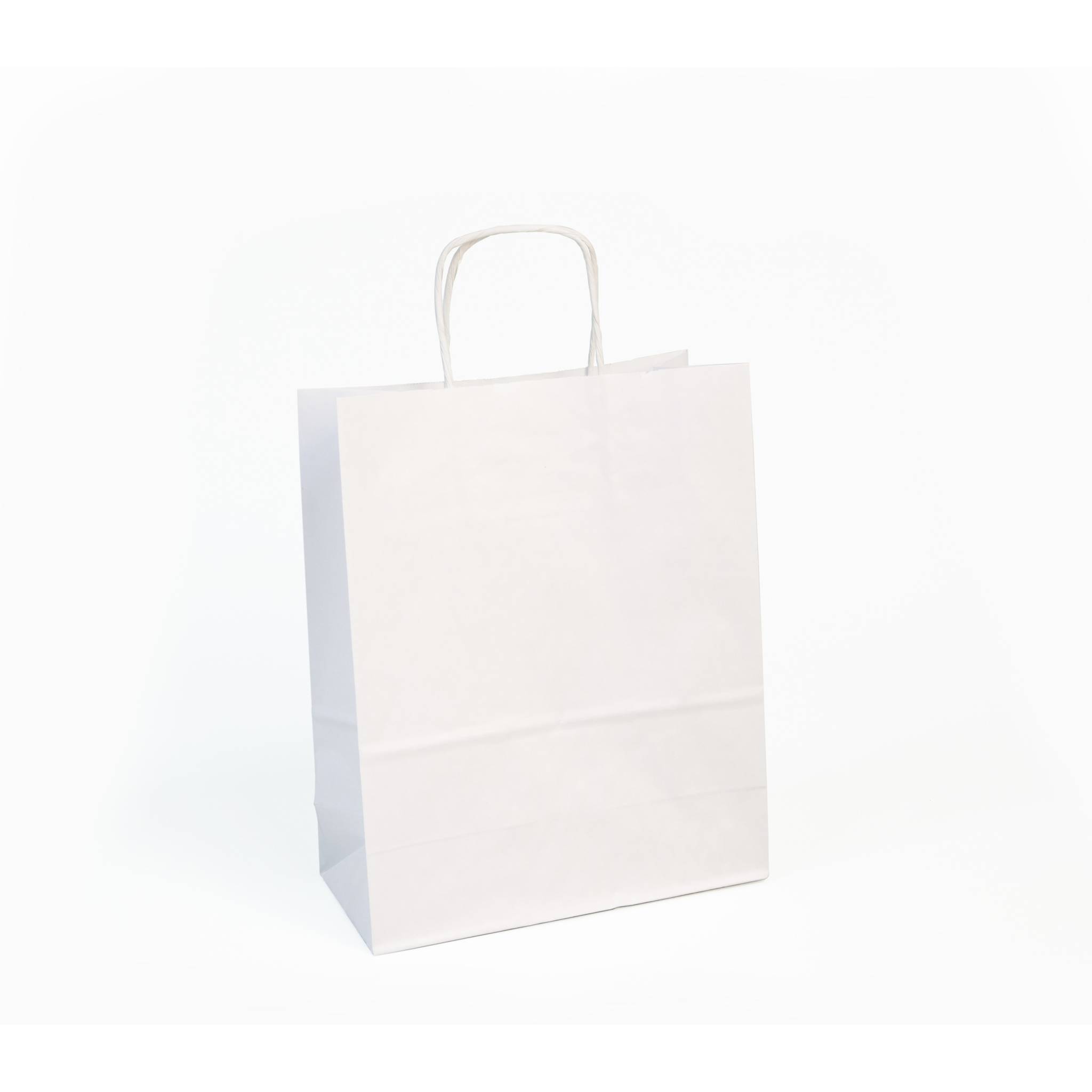 Clairefontaine 25 Geschenktaschen 220x100x290, kraft weiß, weiß - Weiß 395708C