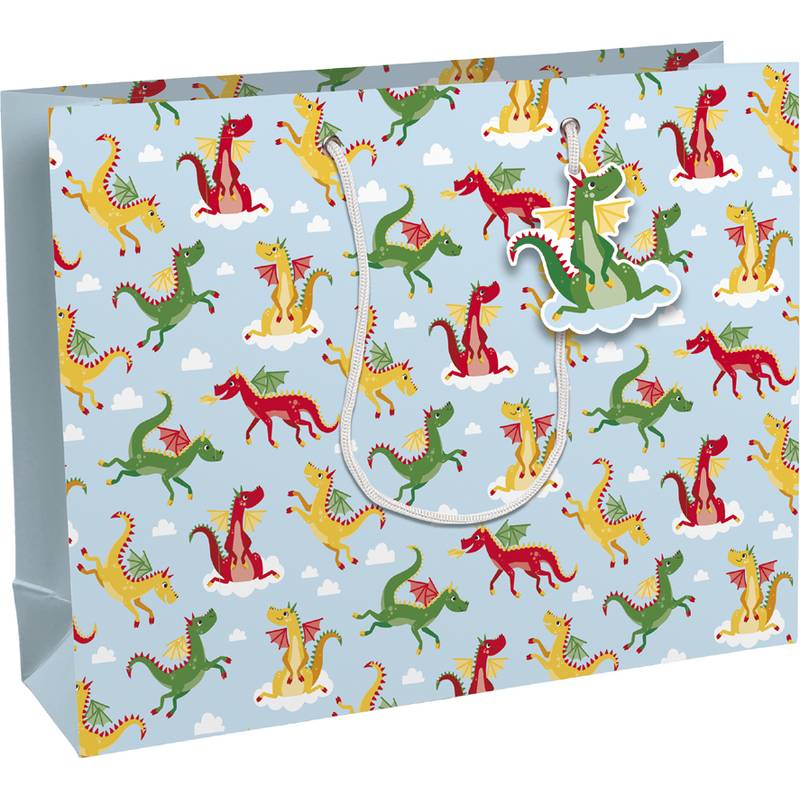 Clairefontaine Geschenktüte "Drachen", groß