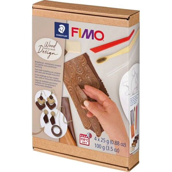 Modelliermasse Set Fimo soft Ht wood-eff