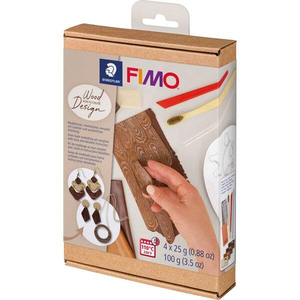 Modelliermasse Set Fimo soft Ht wood-eff