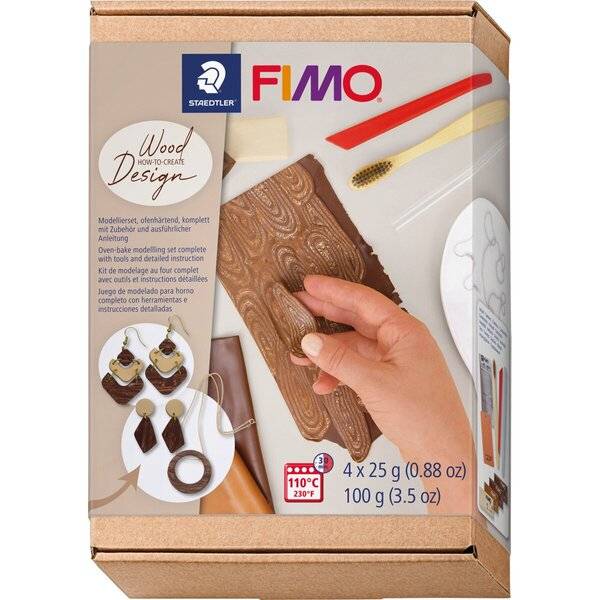 Modelliermasse Set Fimo soft Ht wood-eff