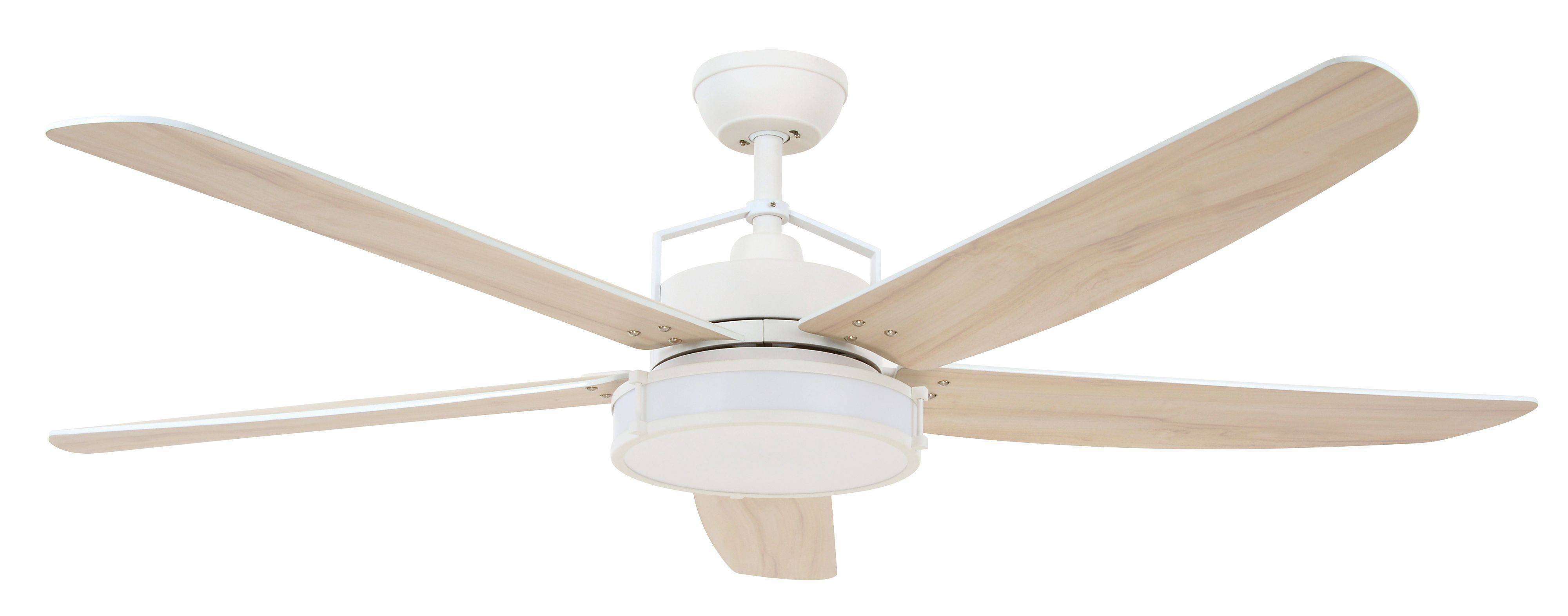 DC Deckenventilator Louisville Weiß mit LED
