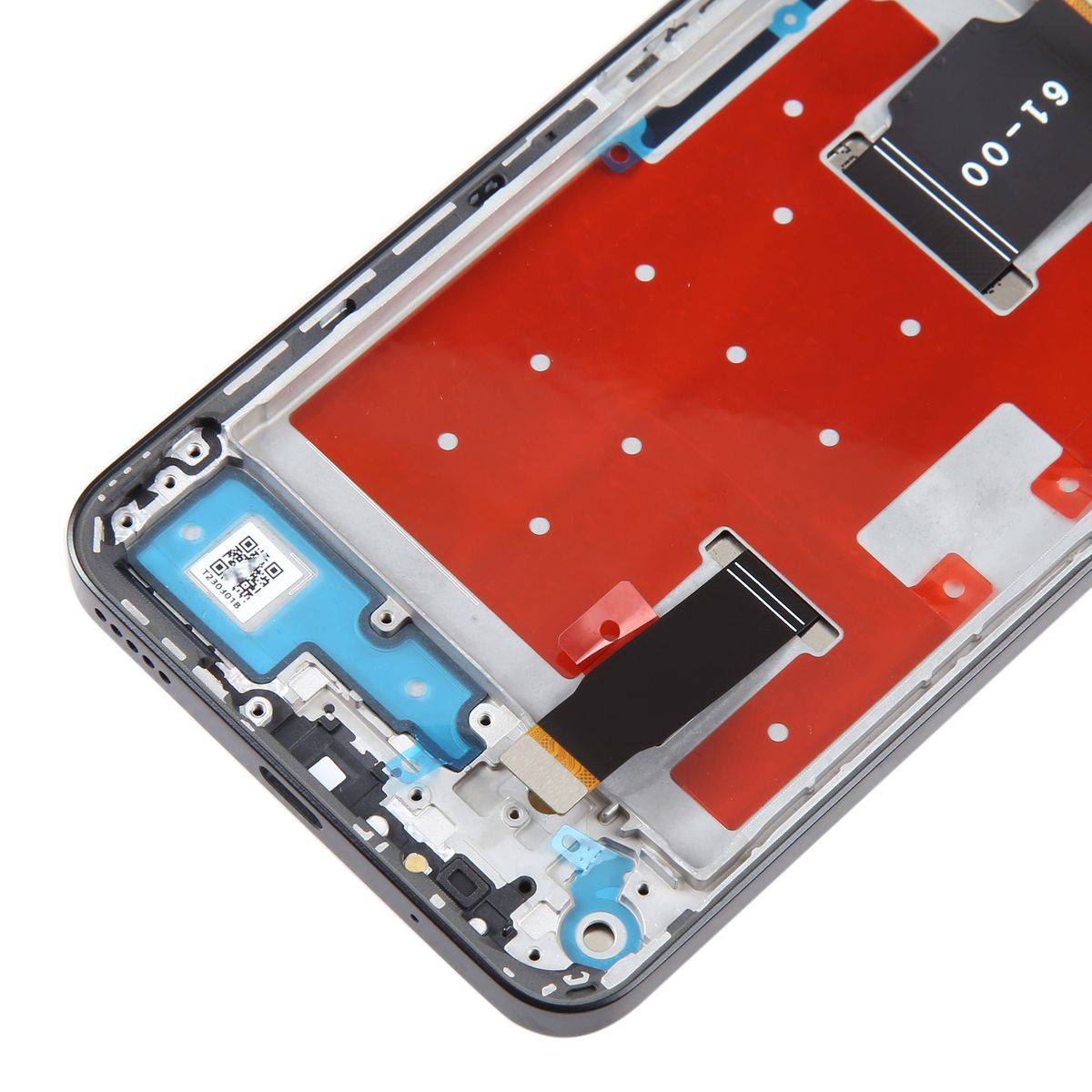 Für Honor X8a / 90 Lite Display Full LCD mit Rahmen Einheit Touch Ersatzteil Reparatur Schwarz