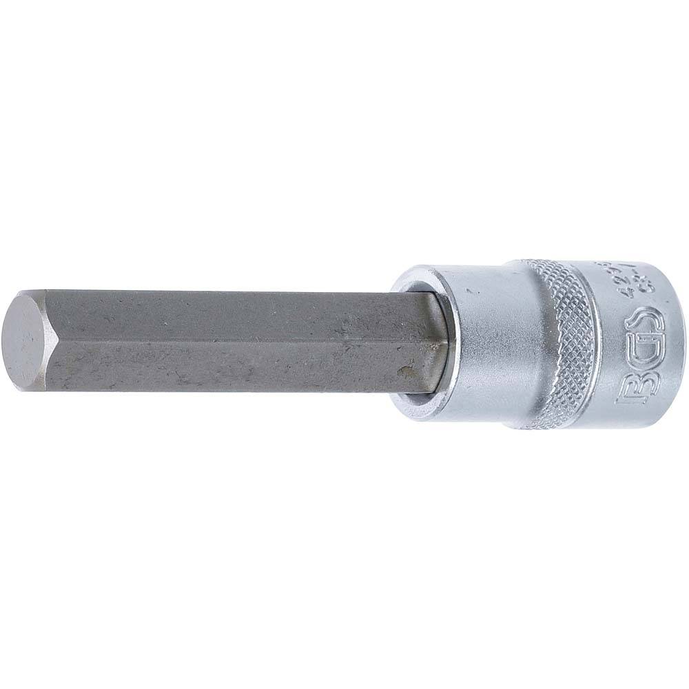 Bit-Einsätze 1/2" Innensechskant-100mm lang - Innensechskant 14 mm