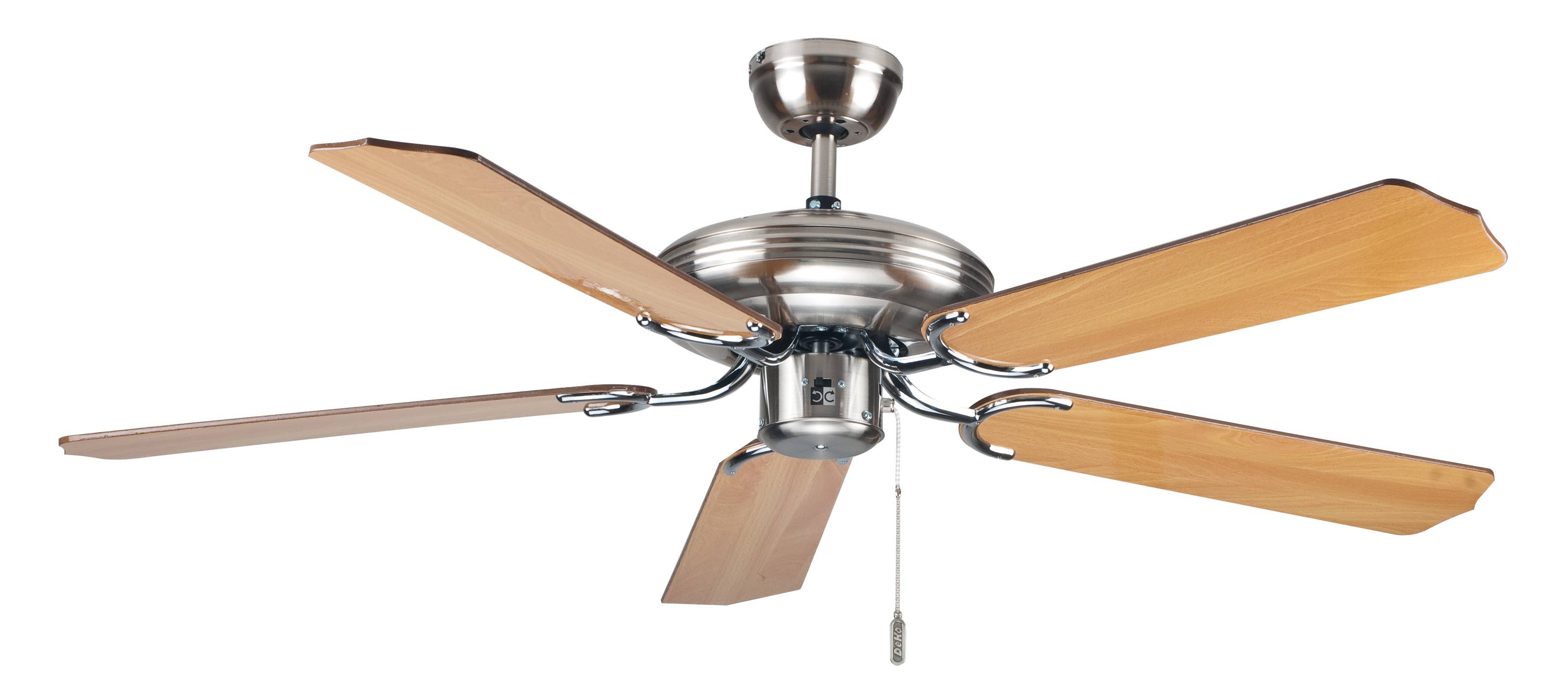 Deckenventilator Steel Star 132 cm mit Zugkette