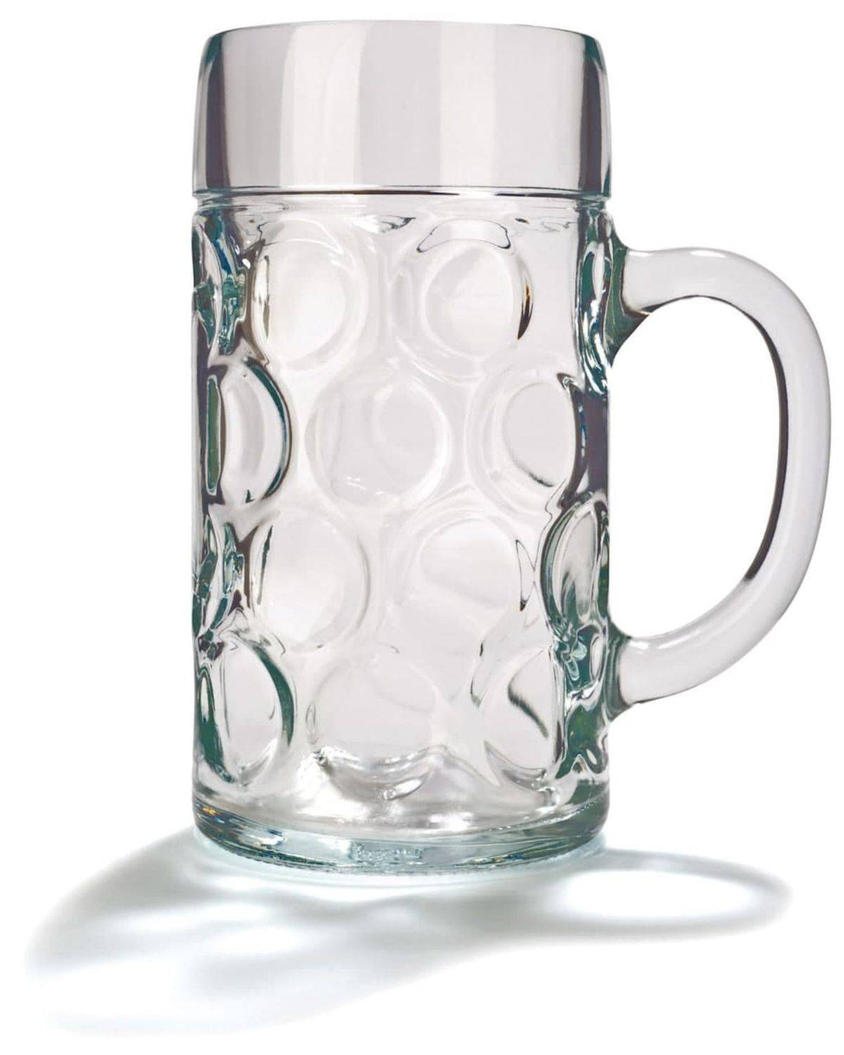 Bierglas, Bierkrug, Maßkrug, Bierseidel 6er Set Biergläser, ISAR - 1 Liter