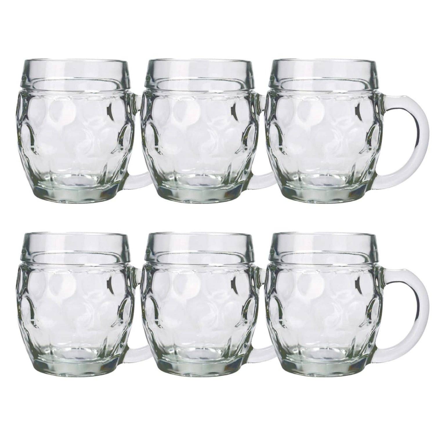 Bierglas, Bierkrug, Maßkrug, Bierseidel 6er Set Biergläser, Tübinger - 0,3 Liter