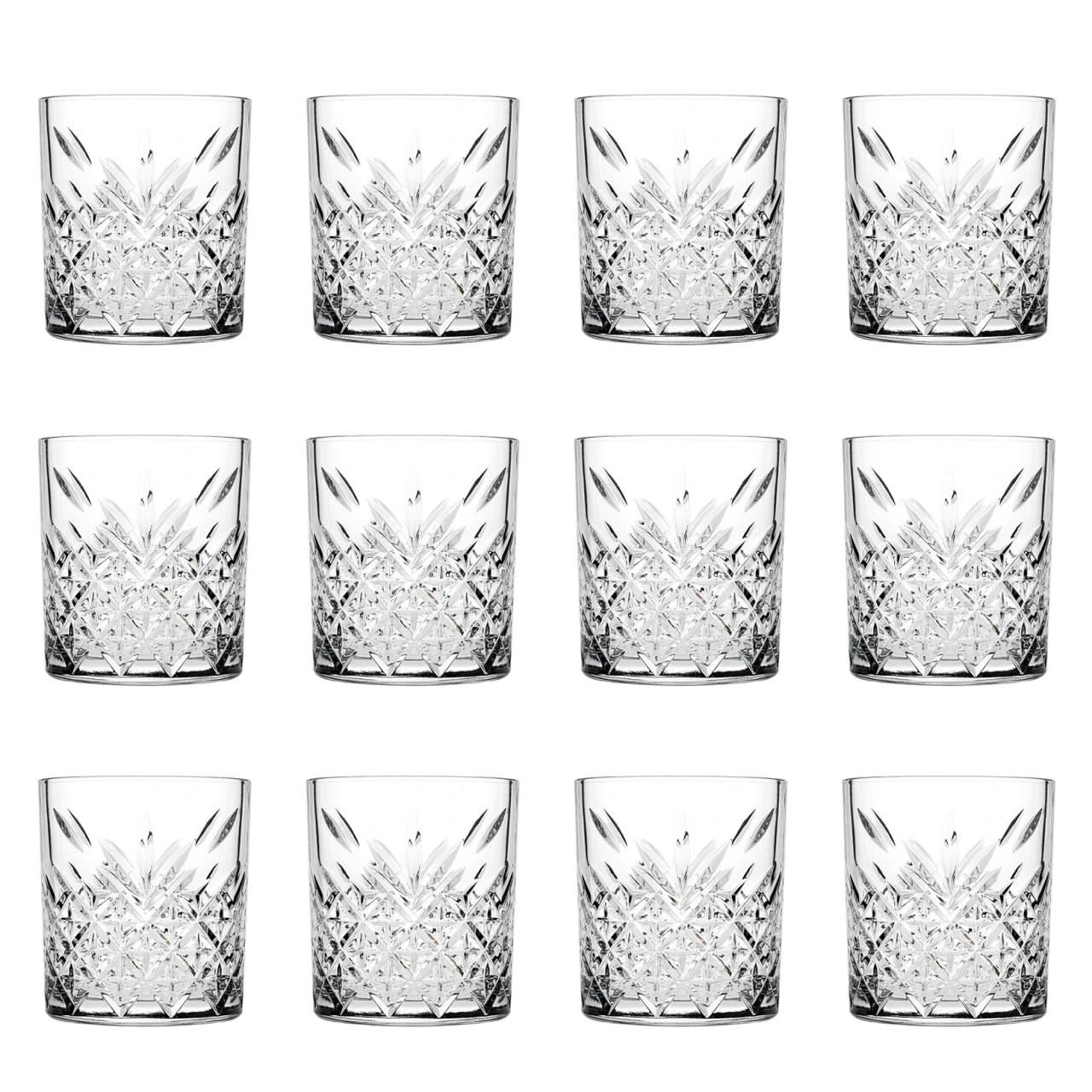 Cocktailgläser, Whiskygläser 12er-Set - Timeless, 345 ml