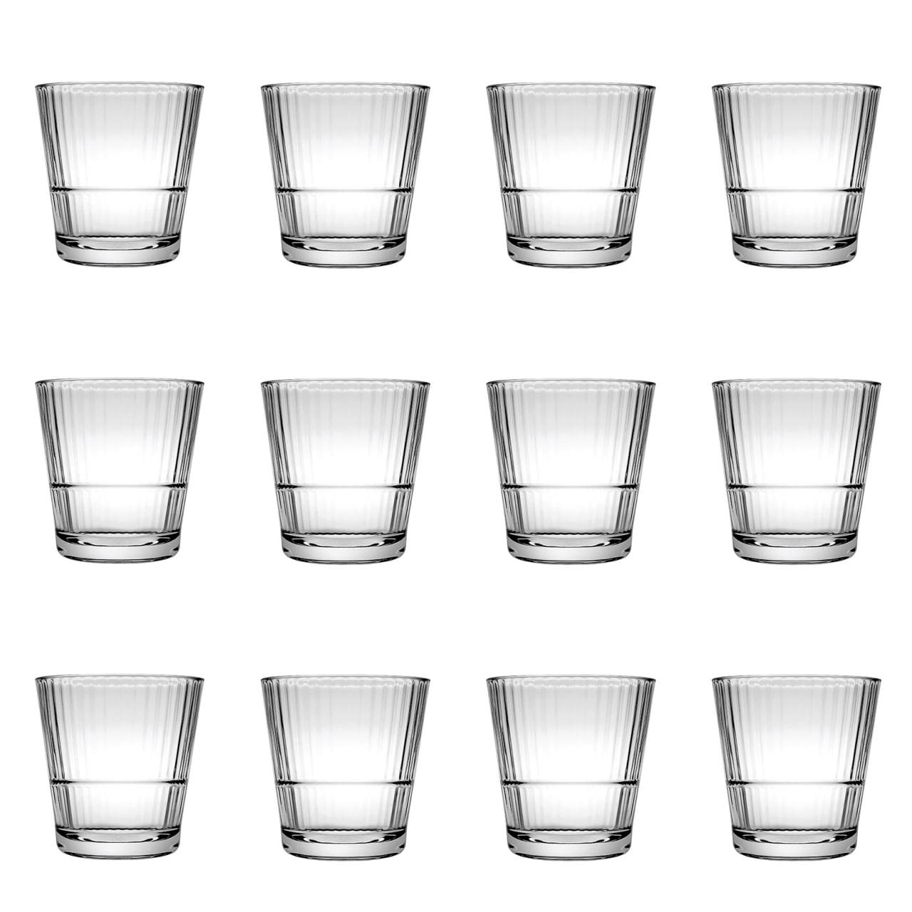 Cocktailgläser, Whiskygläser 12er-Set - Grande Sunray, 390 ml