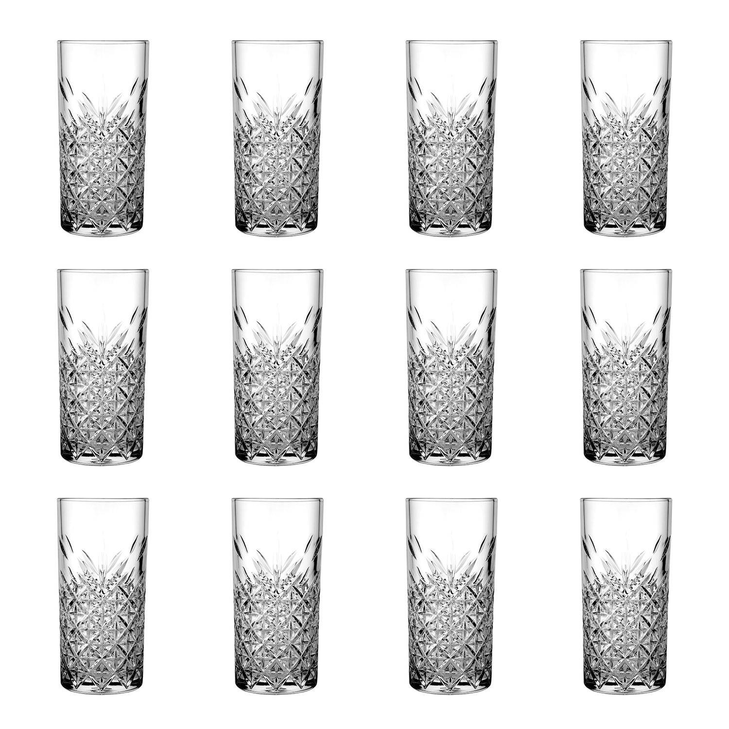 Longdrinkgläser, Trinkgläser 12er-Set - Timeless, 295 ml