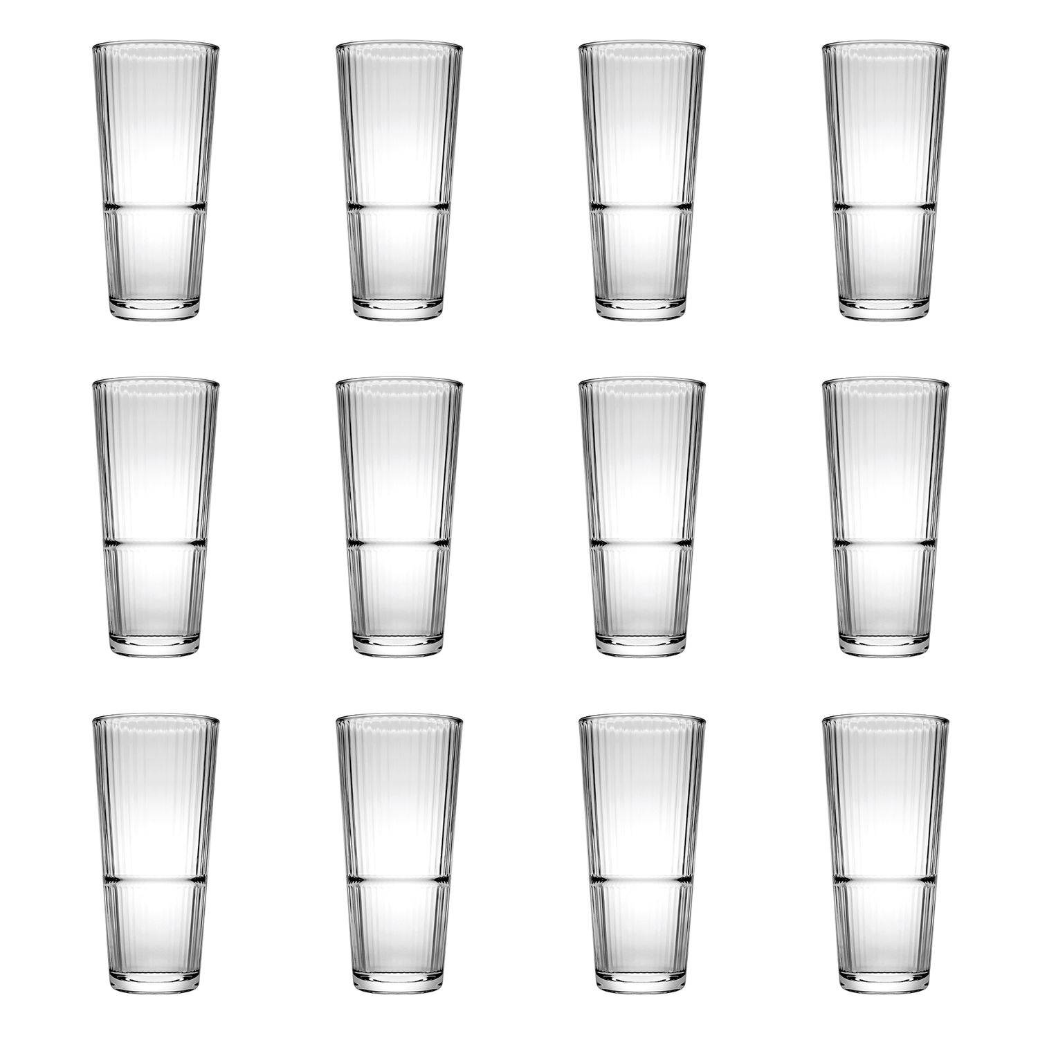 Longdrinkgläser, Trinkgläser 6er-Set - Grande Sunray, 295 ml