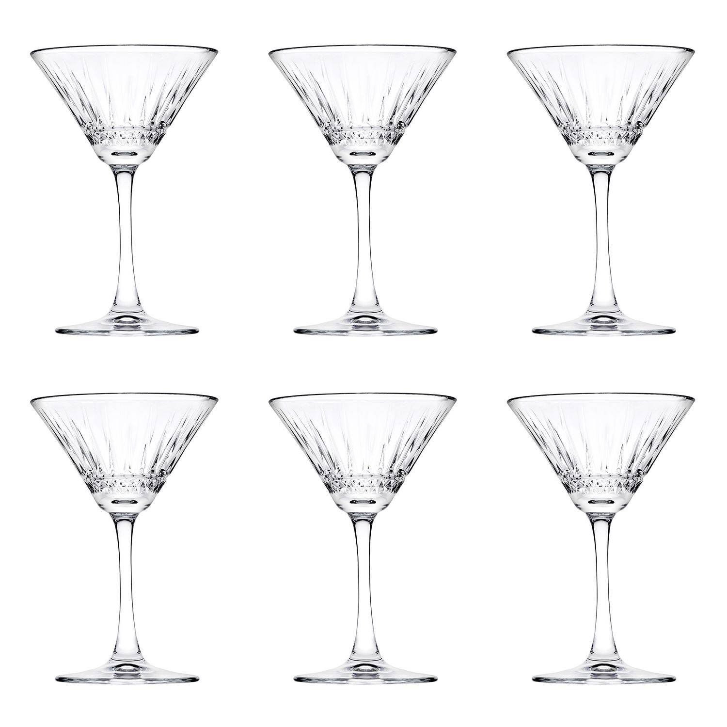Cocktailgläser, Trinkgläser 6er-Set - Elysia, 220 ml