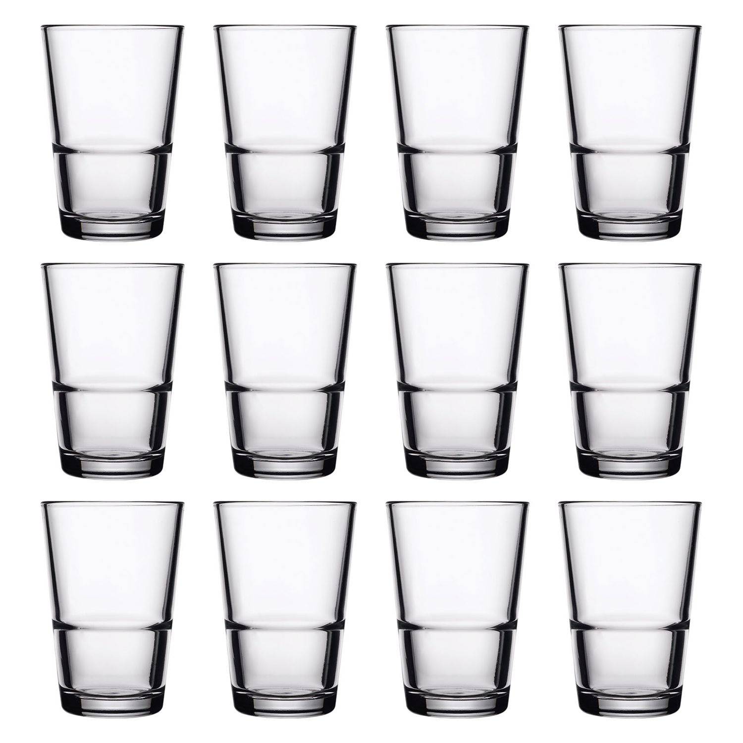 Wassergläser, Trinkgläser 12er Set - Grande-S, 190ml