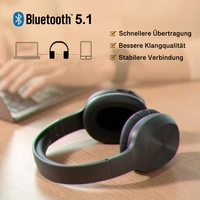 Edifier W600BT Bluetooth 5.1 Over-Ear Kopfhörer, Stereo-Headset, Kabelgebunden/kabellos,integriertem Mikrofon,tiefer Bass,Schwarz Edifier W600BT Bluetooth 5.1 Over-Ear Kopfhörer, Stereo-Headset, Kabelgebunden/kabellos,integriertem Mikrofon,tiefer Bass,Schwarz
