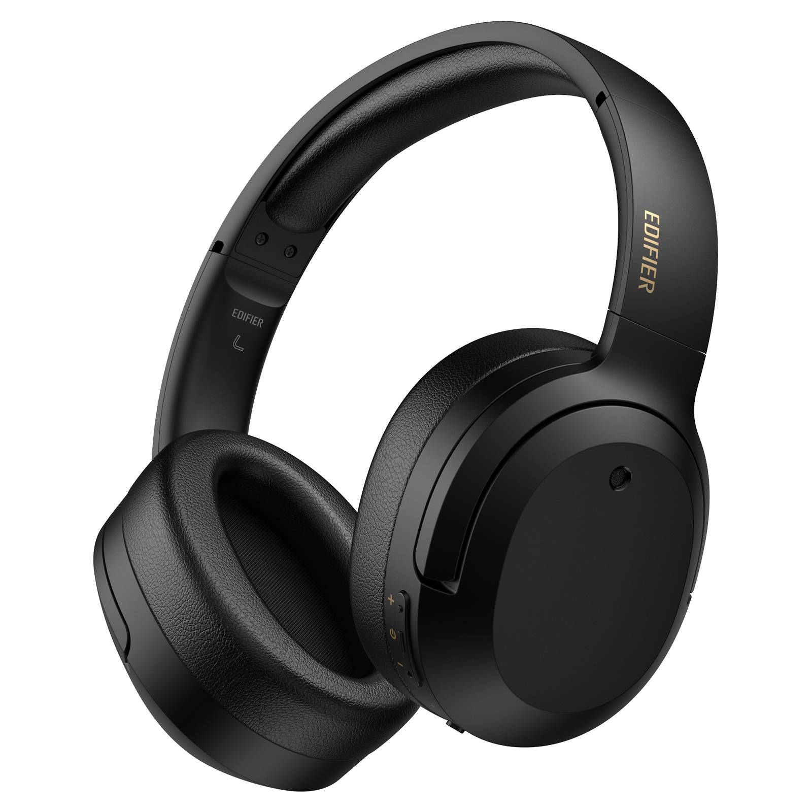 Edifier W820NB Plus Bluetooth Kabellose Over-Ear Kopfhörer,aktiver Geräuschunterdrückung,Hi-Res Stilvolle headset für Anruf/Musik/Spiel, Schwarz