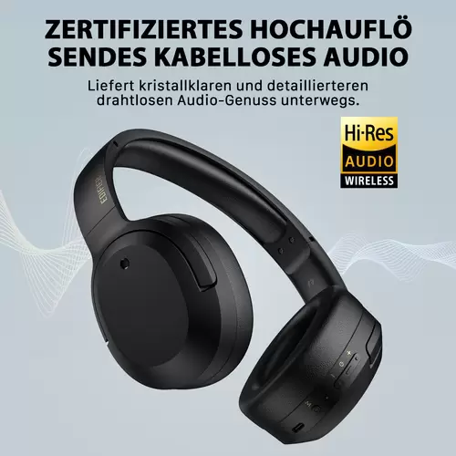 Edifier W820NB Plus Bluetooth Kabellose Over-Ear Kopfhörer,aktiver Geräuschunterdrückung,Hi-Res Stilvolle headset für Anruf/Musik/Spiel, Schwarz Edifier W820NB Plus Bluetooth Kabellose Over-Ear Kopfhörer,aktiver Geräuschunterdrückung,Hi-Res Stilvolle headset für Anruf/Musik/Spiel, Schwarz