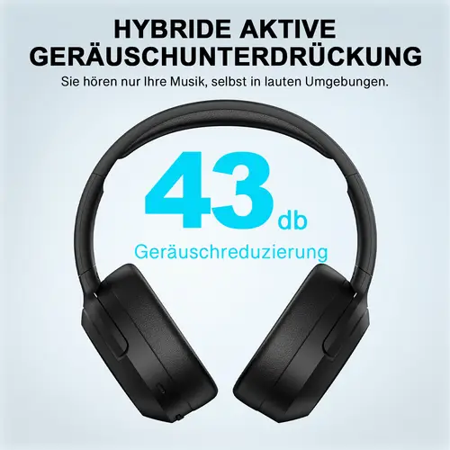 Edifier W820NB Plus Bluetooth Kabellose Over-Ear Kopfhörer,aktiver Geräuschunterdrückung,Hi-Res Stilvolle headset für Anruf/Musik/Spiel, Schwarz Edifier W820NB Plus Bluetooth Kabellose Over-Ear Kopfhörer,aktiver Geräuschunterdrückung,Hi-Res Stilvolle headset für Anruf/Musik/Spiel, Schwarz