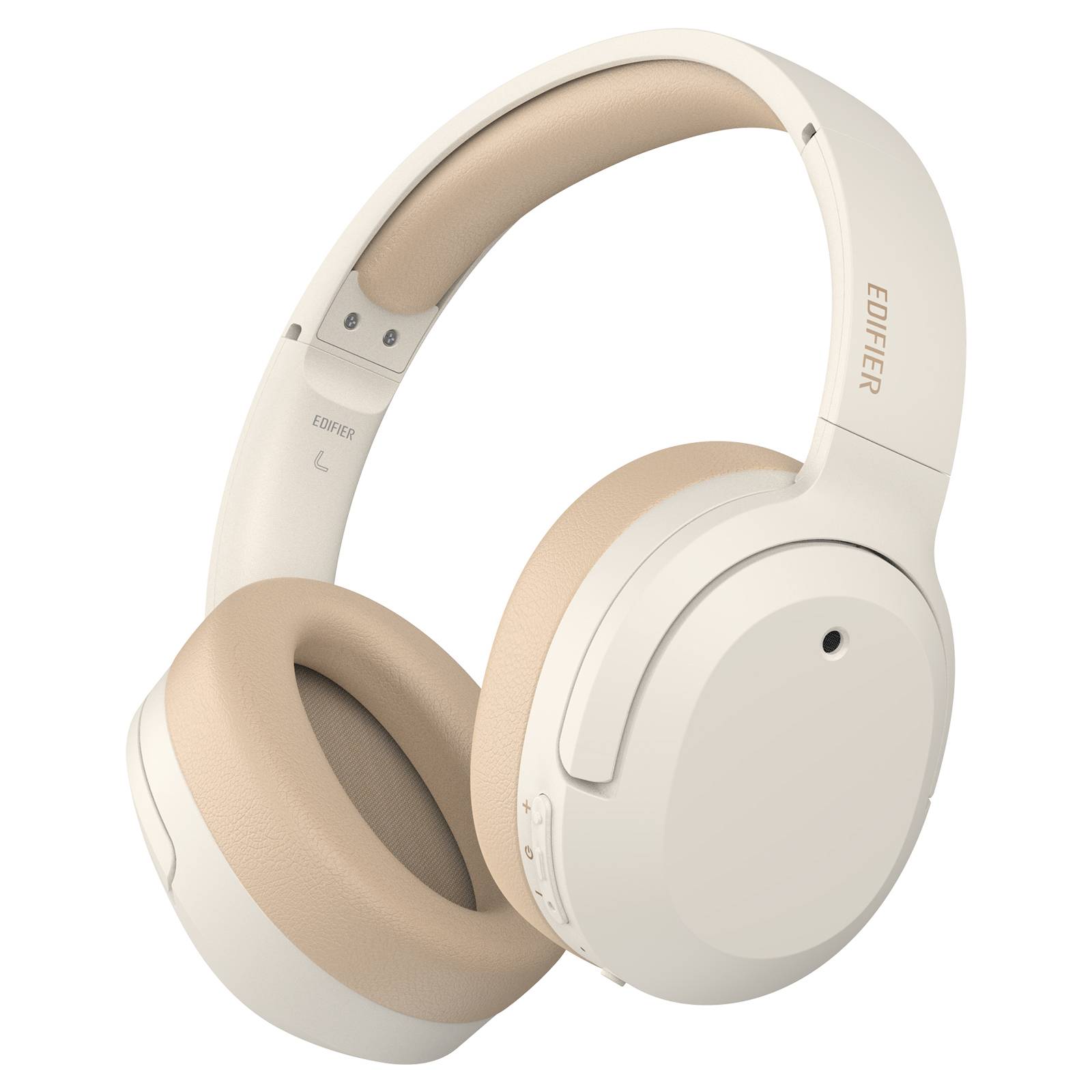 Edifier W820NB Plus Bluetooth Kabellose Over-Ear Kopfhörer mit aktiver Geräuschunterdrückung, Hi-Res headset für Anruf/Musik/Spiel,Elfenbein